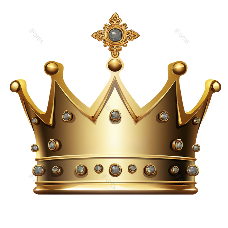 装饰图片,复古风格元素,皇冠PNG,宝石免抠素材